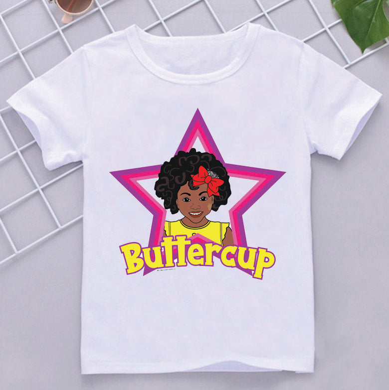 Buttercup Words Graphic Tee image 0