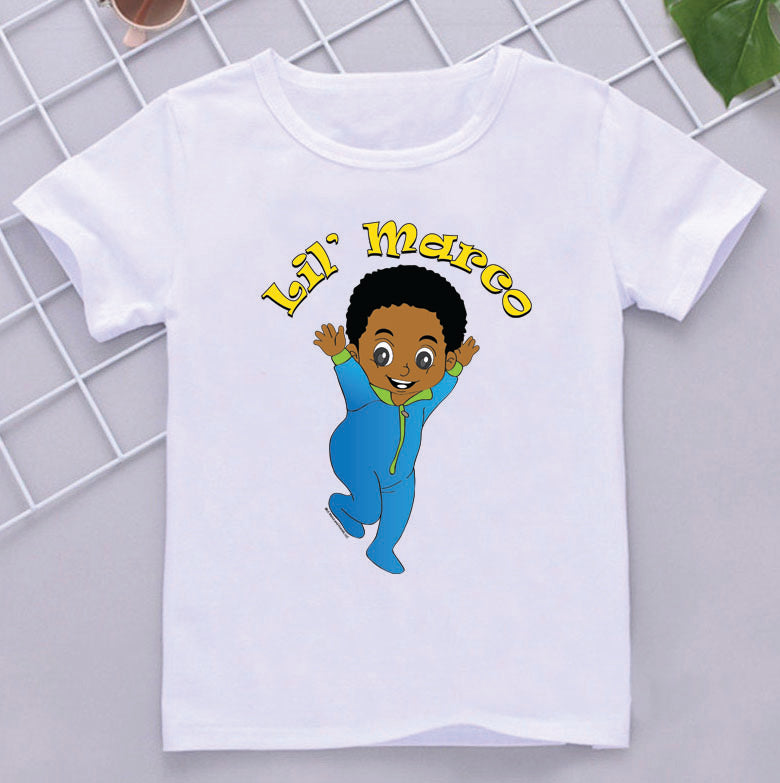 Lil' Marco Words Graphic Tee image 0