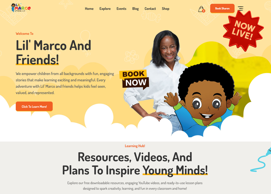 We’re Live! Welcome to the Official Lil’ Marco and Friends Website