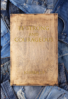 Be Strong Be Courageous Journal image 0