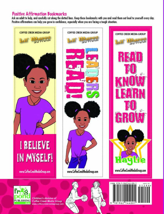 BASKETBALL - GIRLS Activity & Workbook w/ Affirmations image 1