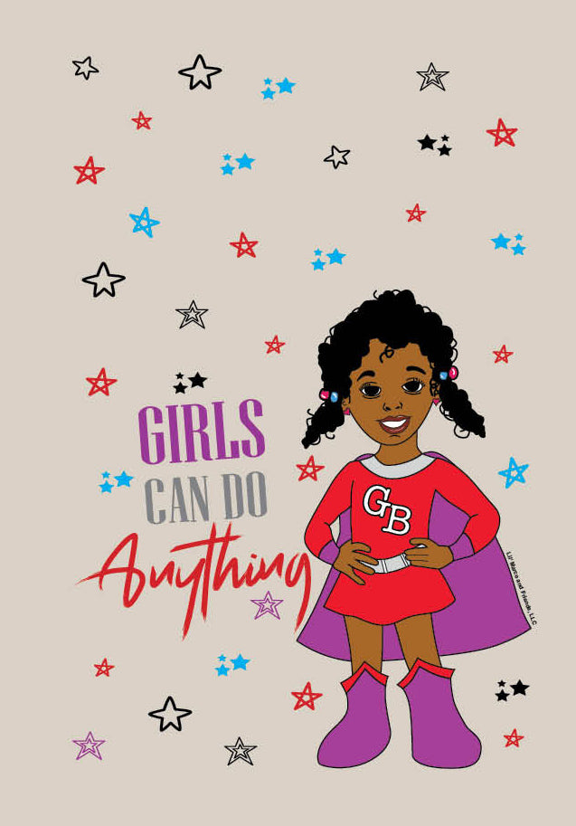 Notebook-Girls Can Do Anything-Beige A6 image 0