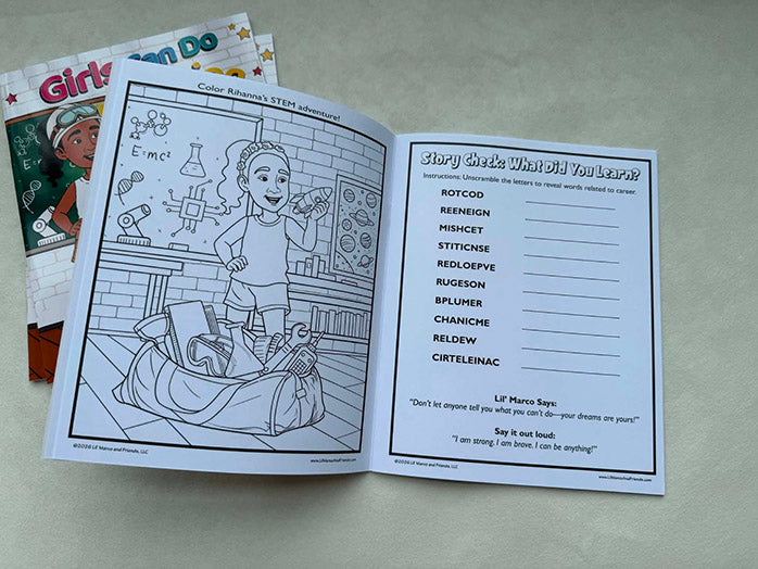 Girls Can Do Anything S.T.E.M. Activity Workbook image 1