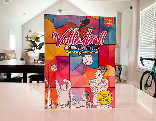VOLLEYBALL Activity & Workbook w/ Affirmations image 0