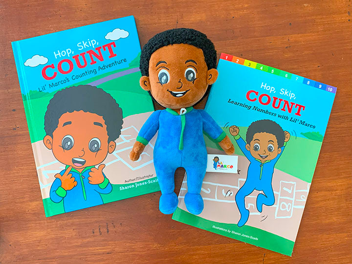 Hop, Skip, Count Book & Plushie Bundle image 0