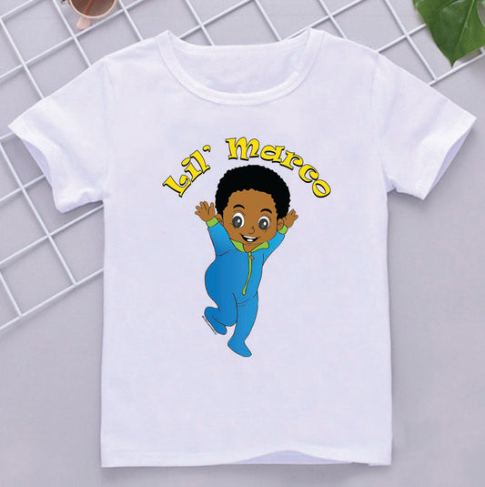 Lil' Marco Words Graphic Tee image 0