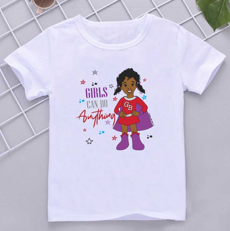 Maddie on a Mission - Girls Can Do Anything Graphic Tee image 0