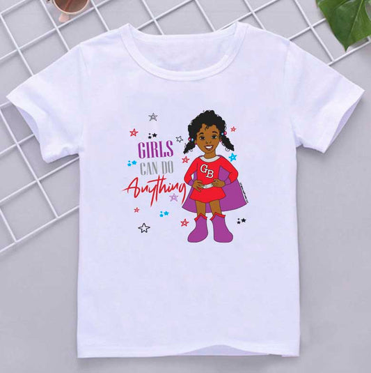Maddie on a Mission - Girls Can Do Anything Graphic Tee image 0
