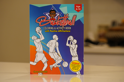 BASKETBALL - BOYS Activity & Workbook w/ Affirmations image 0