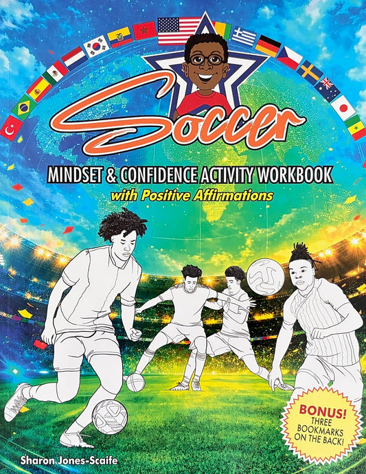SOCCER - BOYS Mindset & Confidence Activity Workbook w/ Affirmations